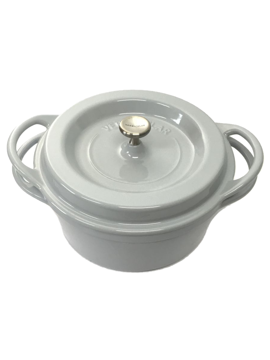 Vermicular◆鍋/サイズ:18cm/oven pot round/ホワイト/ストーン/1.75L/オーブンポットラウンド/