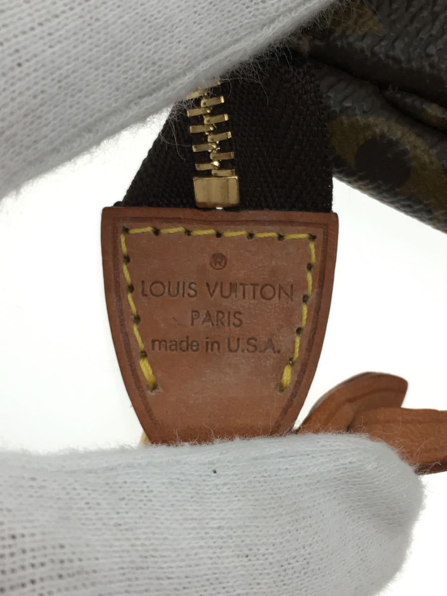 LOUIS VUITTON◆M51980/ポシェット・アクセソワール(OLD)_モノグラム_BRW/PVC/BRW/モノグラム_画像5