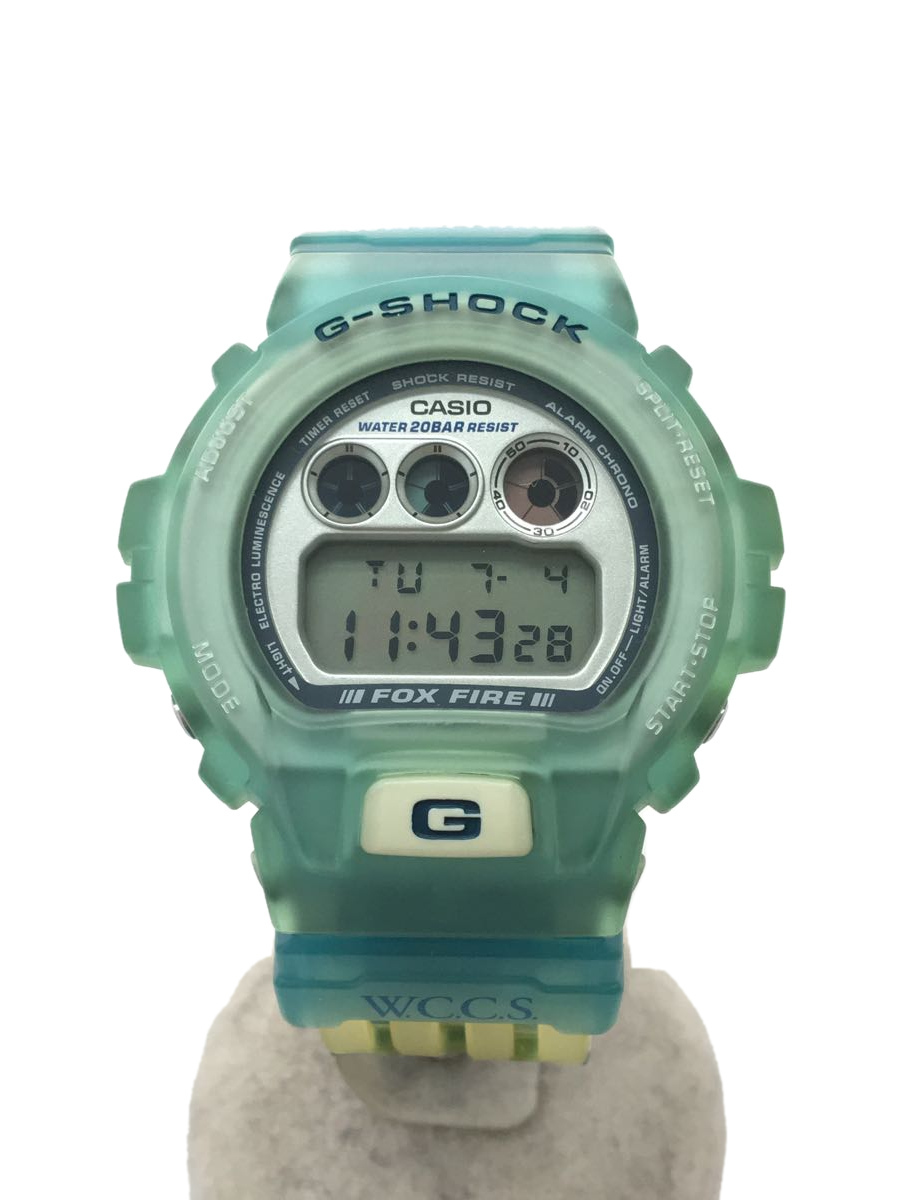 CASIO◆クォーツ腕時計・G-SHOCK/デジタル/GRN/DW-6900WC