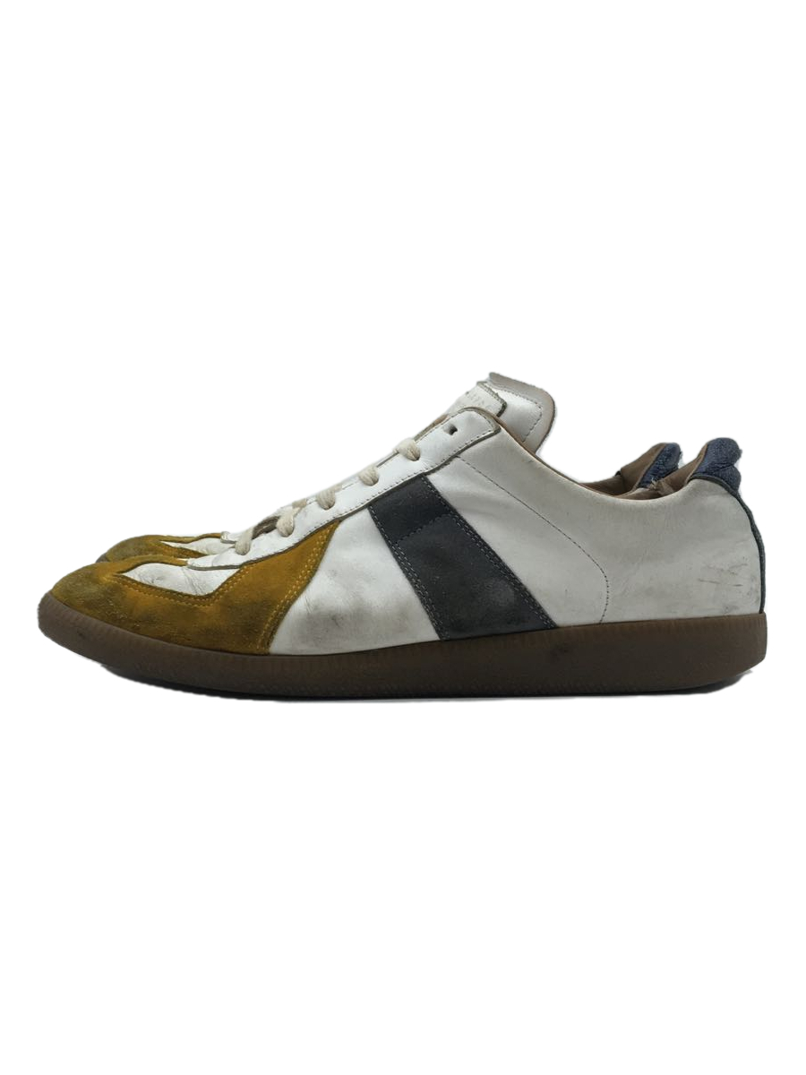 経典 Maison Margiela◇REPLICA ローカットスニーカー/43/WHT TRAINER