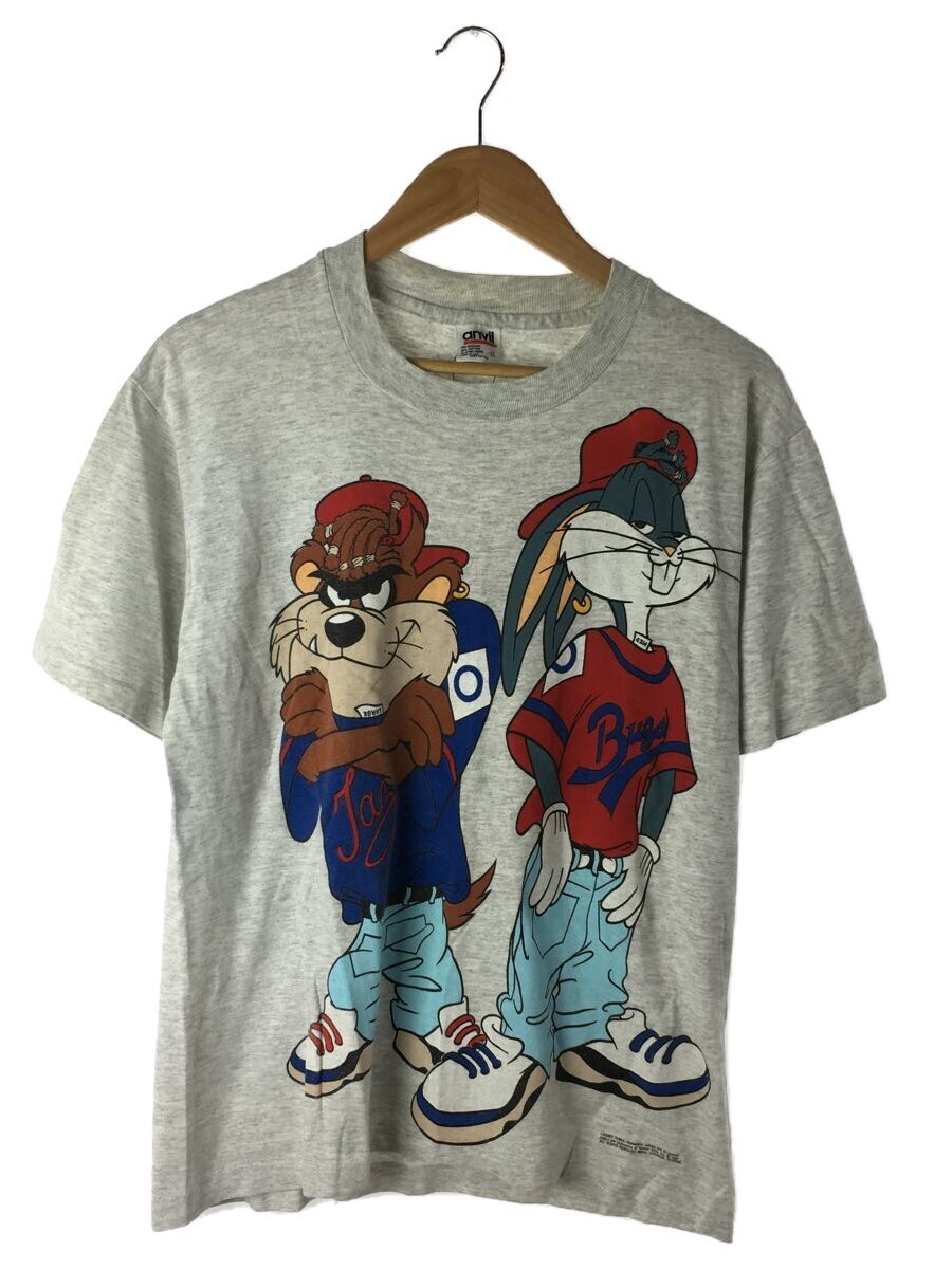 ANVIL◆LOONEY TUNES/Tシャツ/M/コットン/GRY