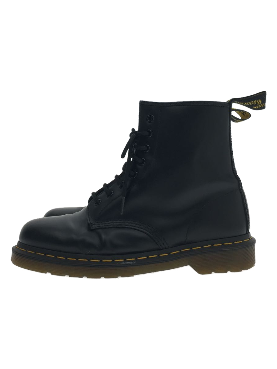 Dr.Martens◆レースアップブーツ/US9/BLK/レザー/8ホール