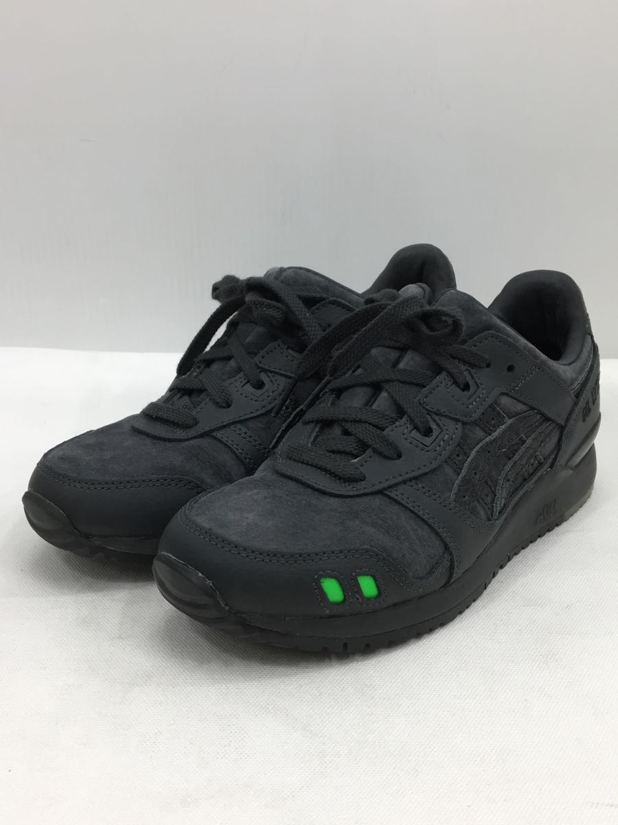 ASICS◇GEL-LYTE III OG/ローカットスニーカー/24.5cm/BLK/レザー