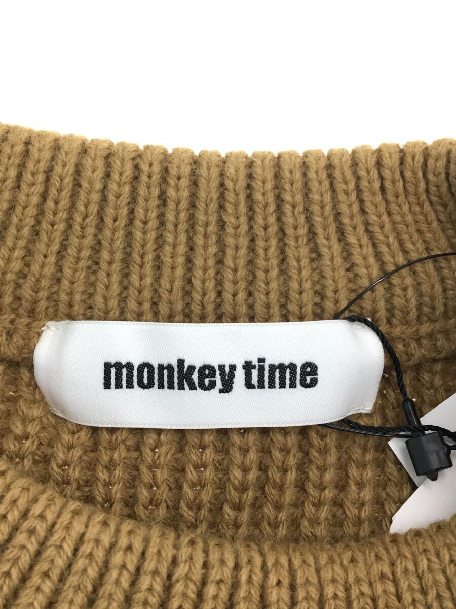 MONKEY TIME◆セーター(厚手)/S/ポリエステル/BRW/1283-183-0130-2330_画像3