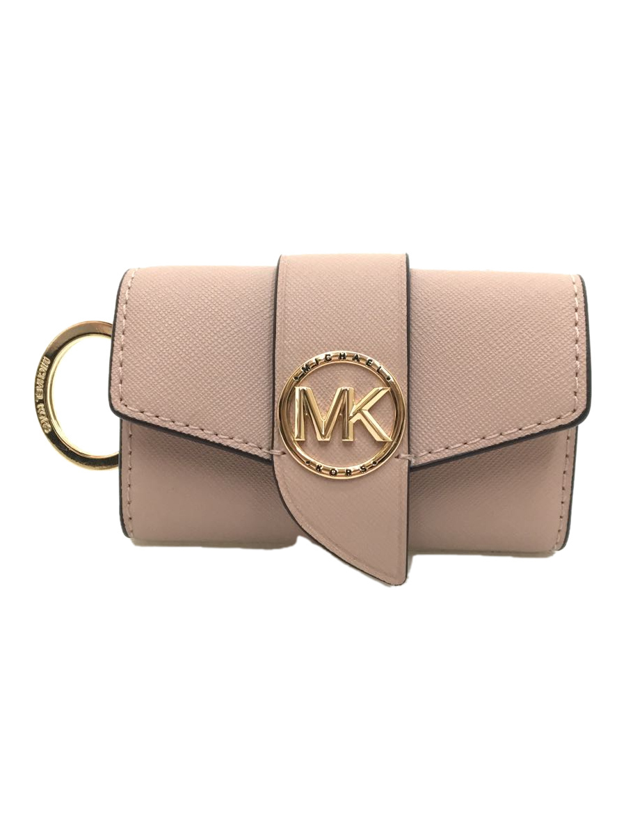 超歓迎 MICHAEL KORS◆GREENWICH/エクストラスモール/ジップ/キーケース/PNK/レディース キーケース