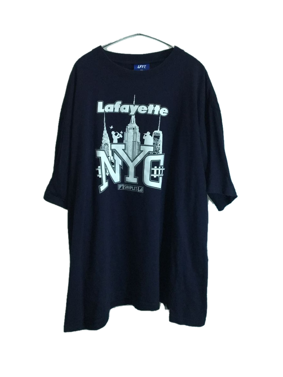 Lafayette◆Tシャツ/XXL/コットン/NVY_画像1