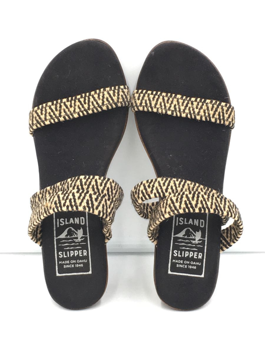 ISLAND Slipper◆サンダル/US7/BLK_画像3