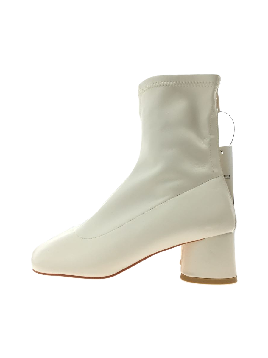 AgAwd/Ankle Boots/38/WHT/フェイクレザー