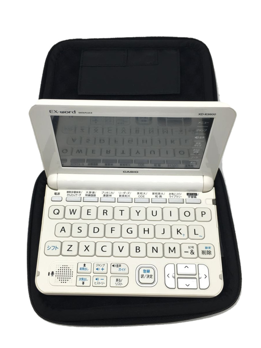 CASIO* computerized dictionary eks word XD-K9800WE [ white ]/ sound 