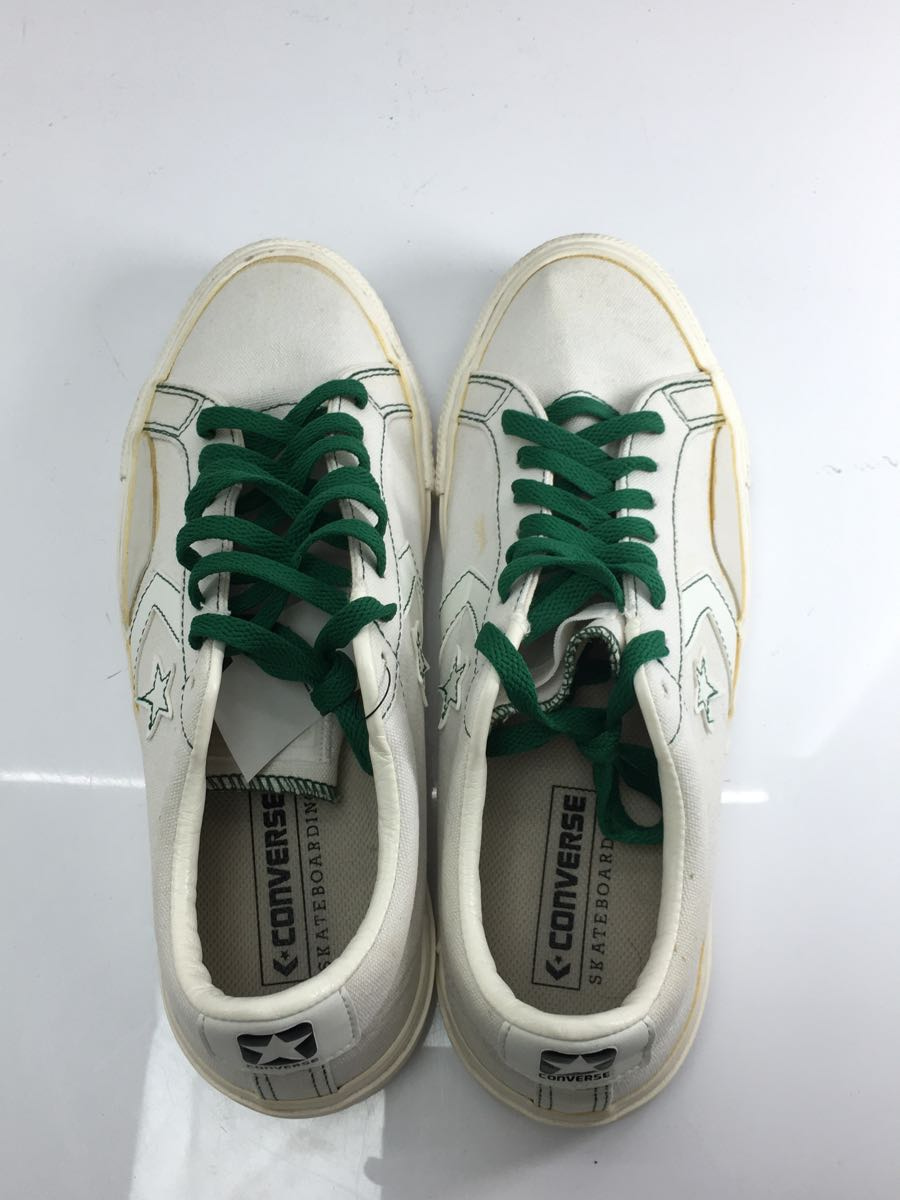 CONVERSE◆ローカットスニーカー/27cm/WHT/キャンバス/1CL668_画像3