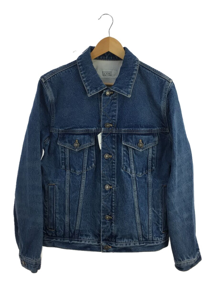 肌触りがいい GIVENCHY◇LOGO STAMP JACKET/BM00CY50G3/デニム