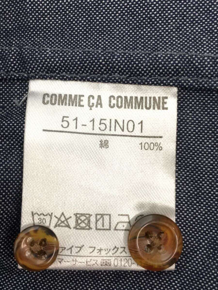 COMME CA COMMUNE◆BANSHU-ORI/長袖シャツ/LL/コットン/IDG_画像5