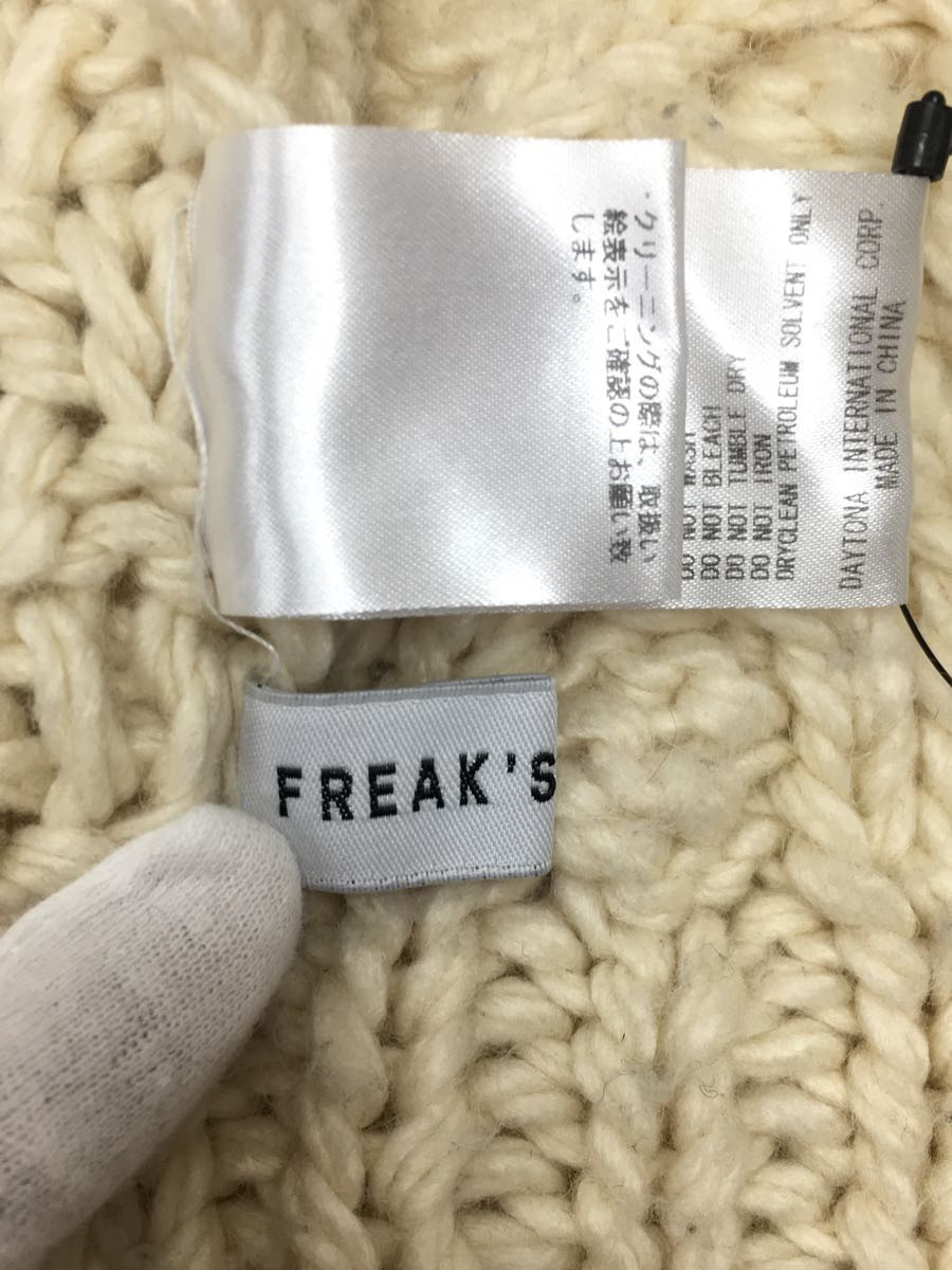 FREAK’S STORE◆セーター(厚手)/FREE/アクリル/CRM/184-3337/フリークスストア_画像3