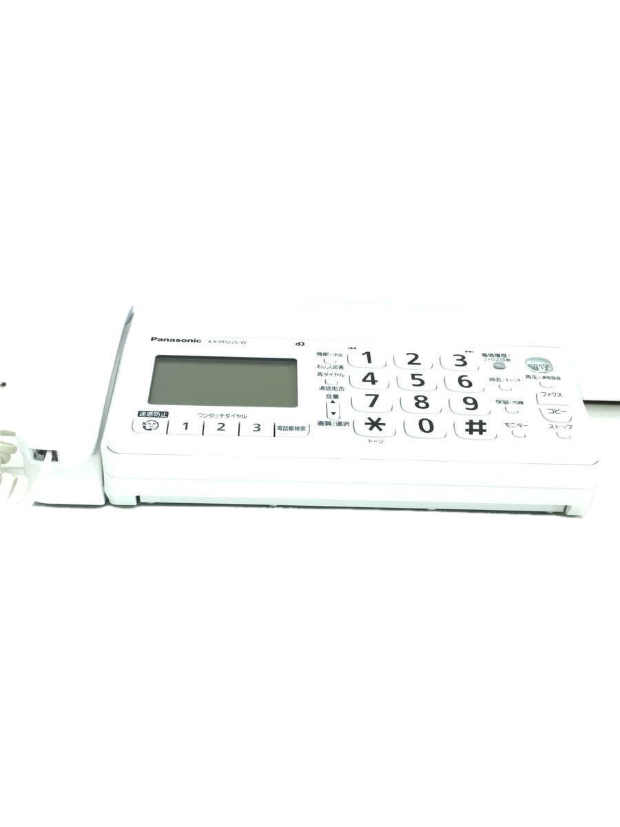 ラウンド Panasonic◇FAX KX-PD225DL-W/2022年製 ファクシミリホン