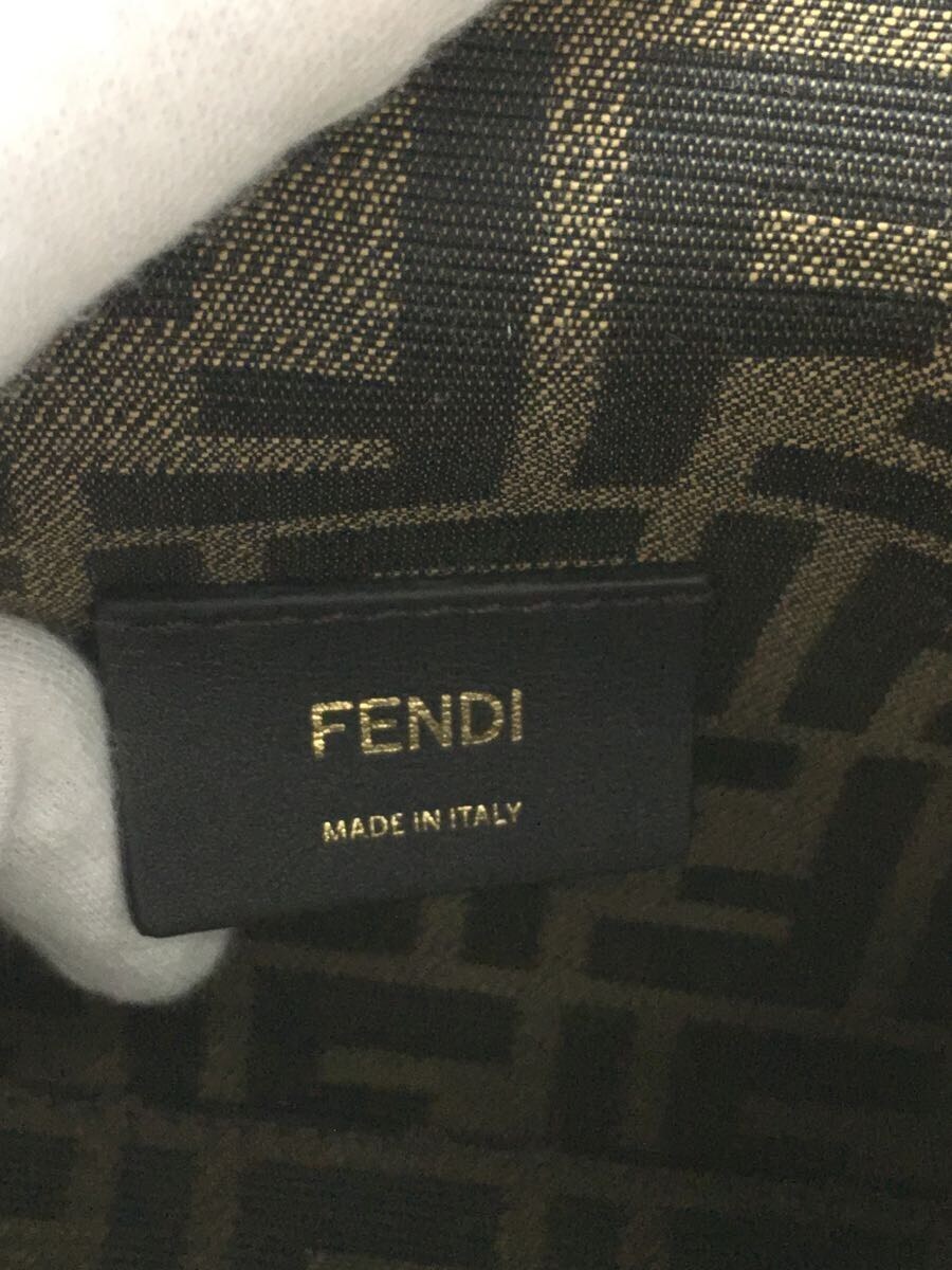 FENDI◆箱有/ショルダーバッグ/レザー/イエロー/無地/8BP129 ABVE/フェンディ_画像5