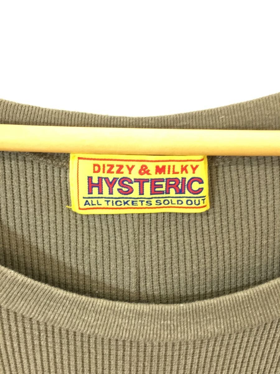 HYSTERIC GLAMOUR◆23AW/HYS GIRL WASTEDワンピース/FREE/コットン/ブラウン/01232CO02