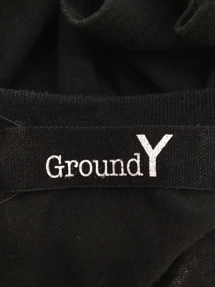 Ground Y◆Tシャツ/3/コットン/BLK_画像3