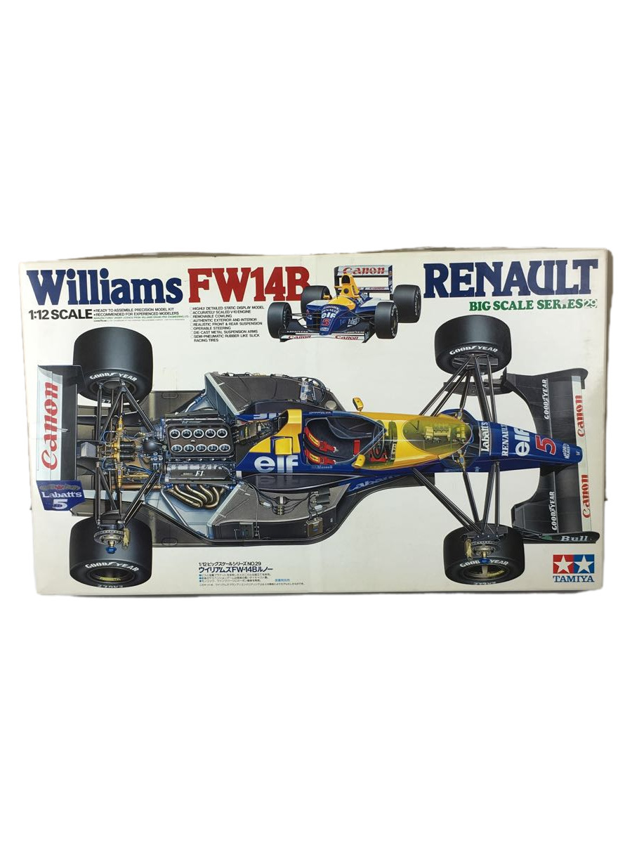 TAMIYA◇プラモデル/TAMIYA/Williams FW14B/ウイリアムズFW-14Bルノー/-