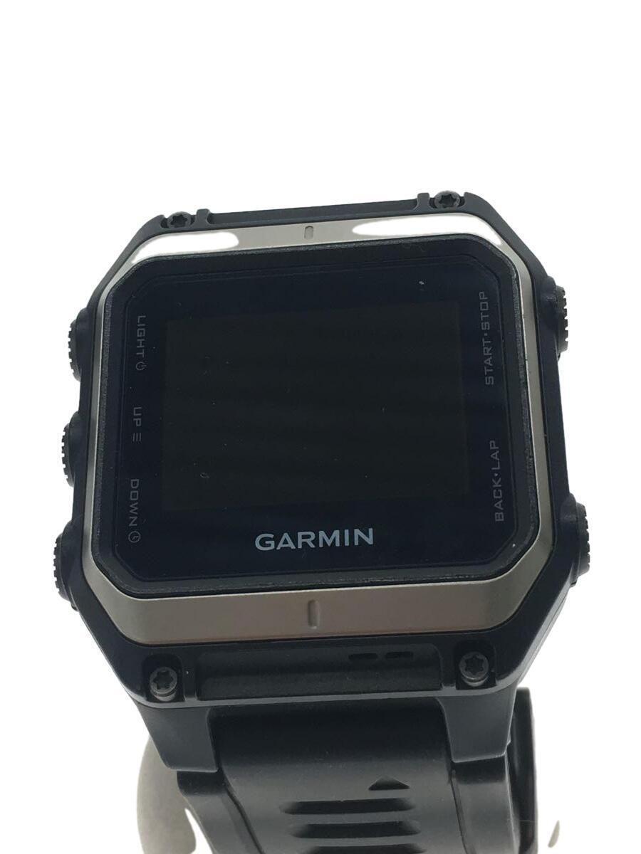GARMIN◆クォーツ腕時計/デジタル/ラバー/BLK/010-01247-05