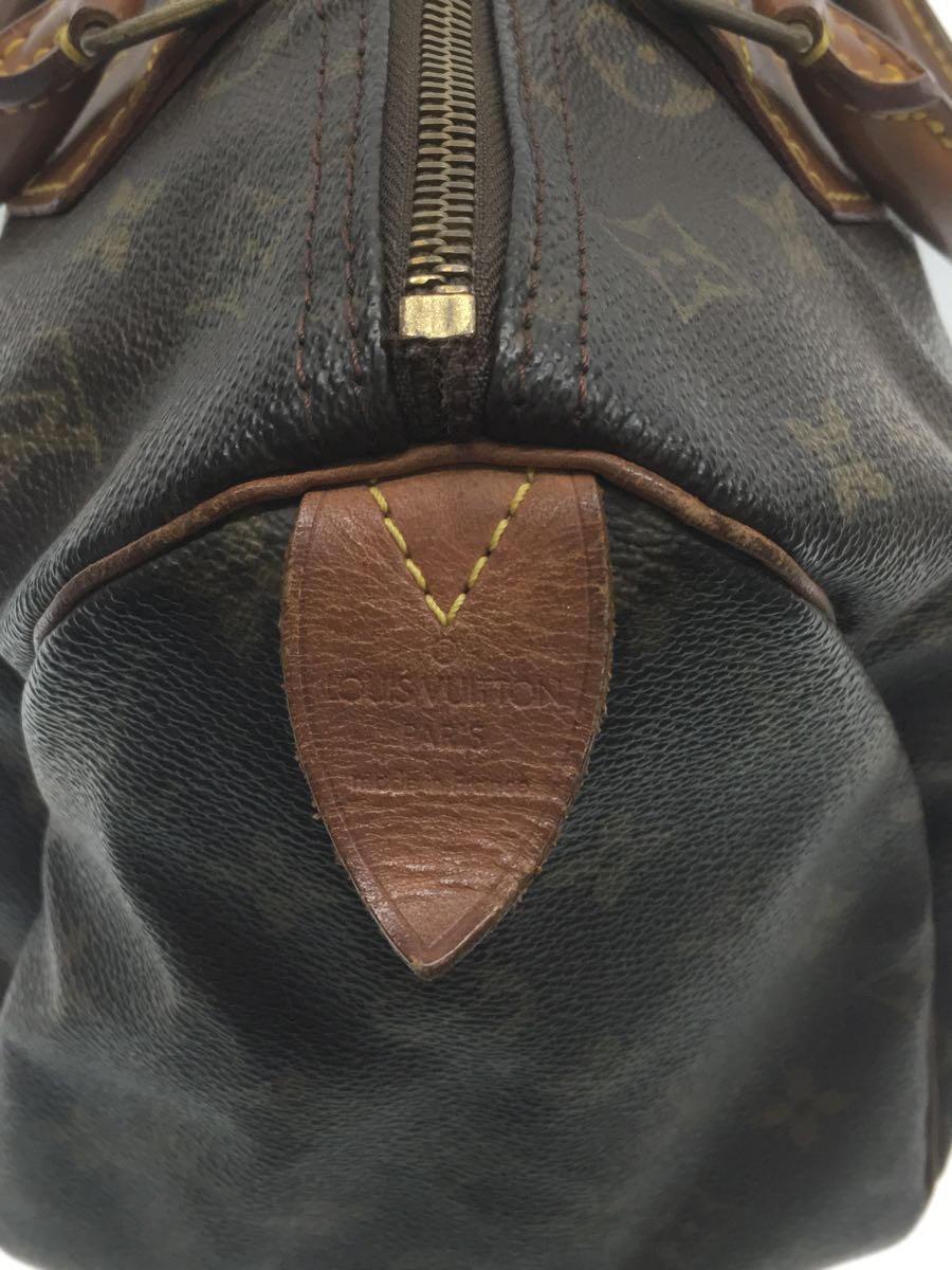 LOUIS VUITTON◆LOUIS VUITTON ルイヴィトン スピーディ30_モノグラム_BRW/PVC/_画像5