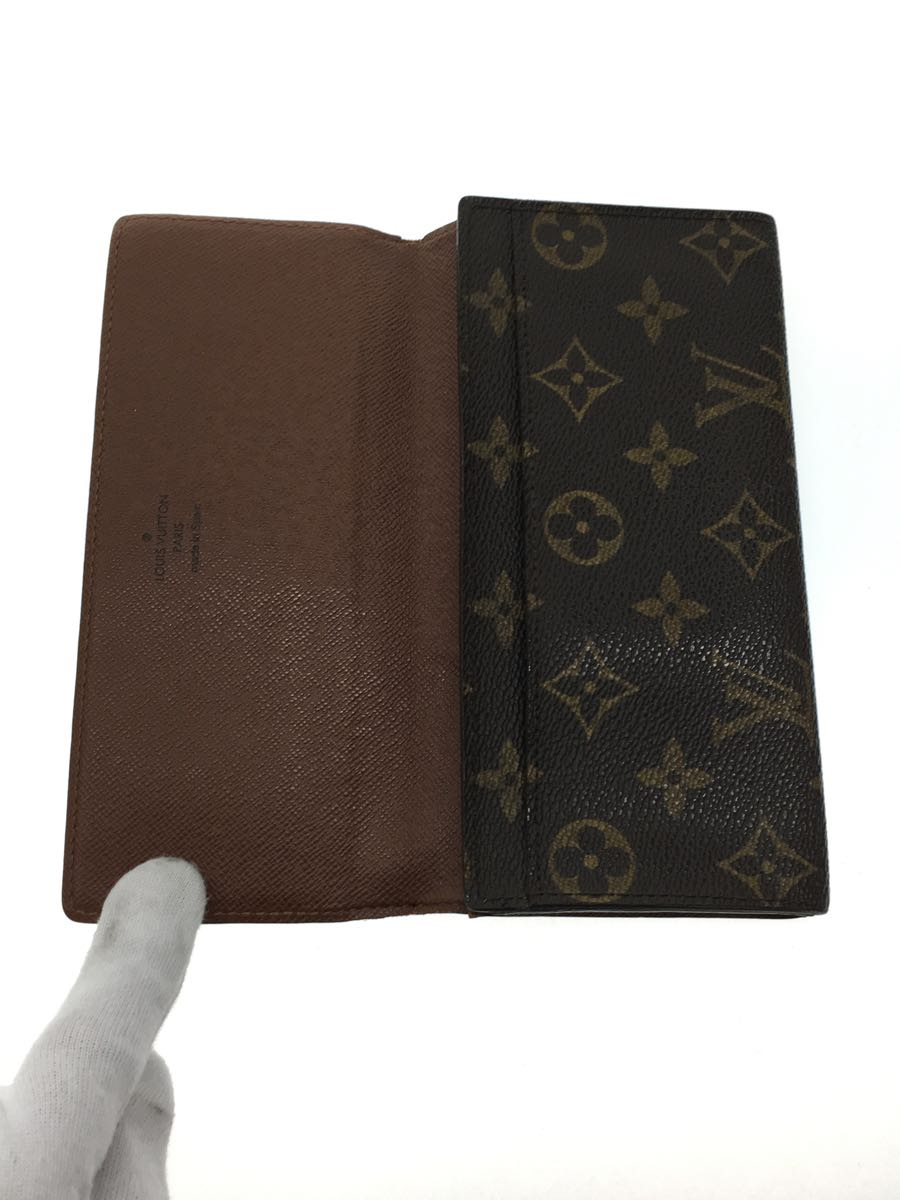 LOUIS VUITTON◆ポルト・円・3カルトクレディ_モノグラム_BRW/PVC/BRW/総柄/レディース_画像4