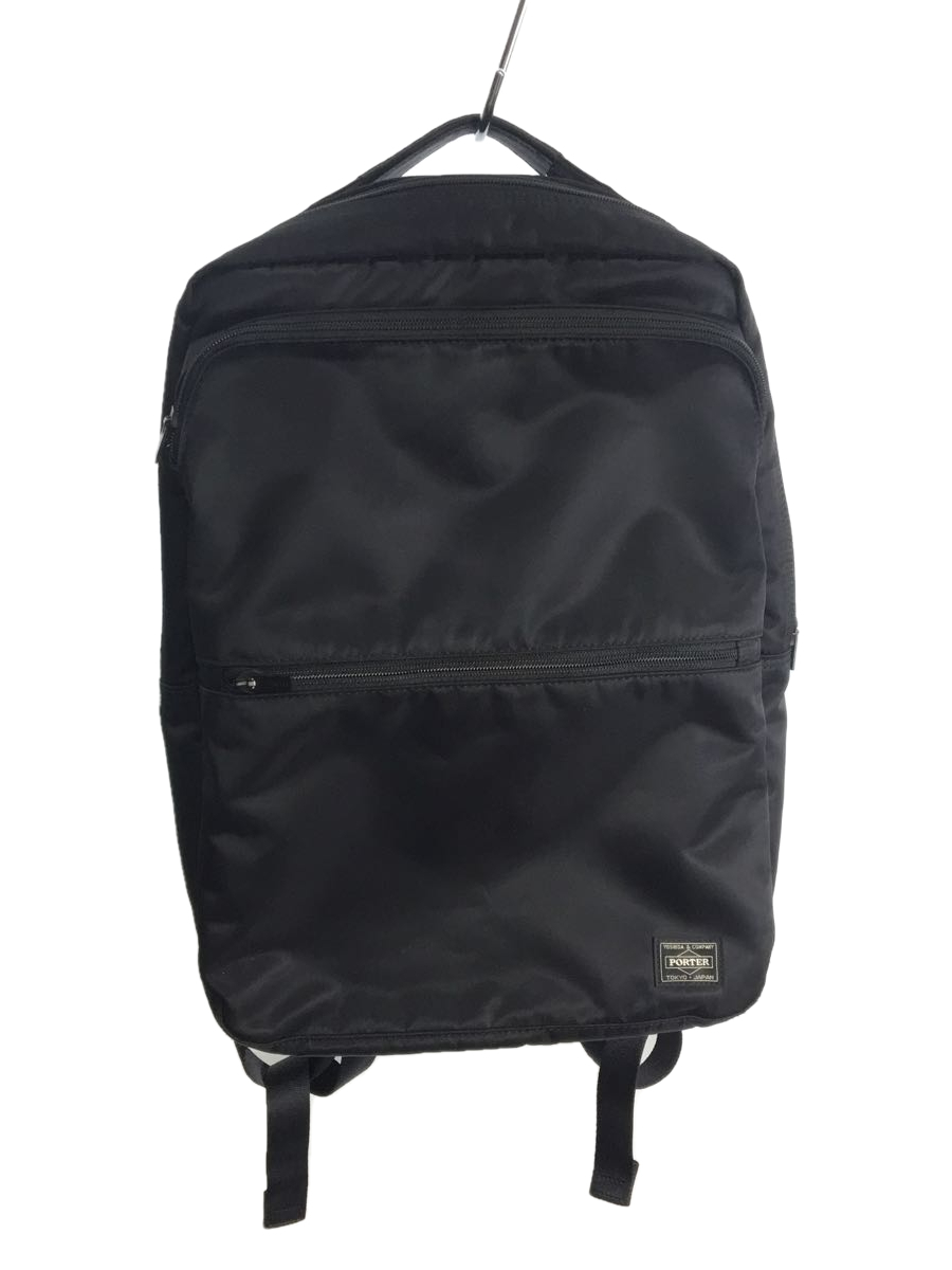 PORTER◆リュック/ナイロン/BLK/TIME DAYPACK