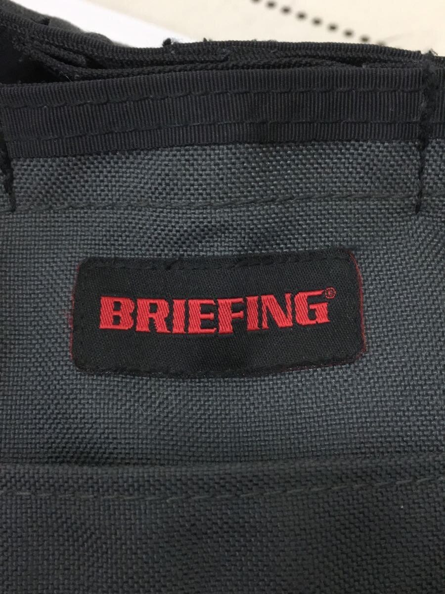 BRIEFING◆ショルダーバッグ/ナイロン/GRY_画像5