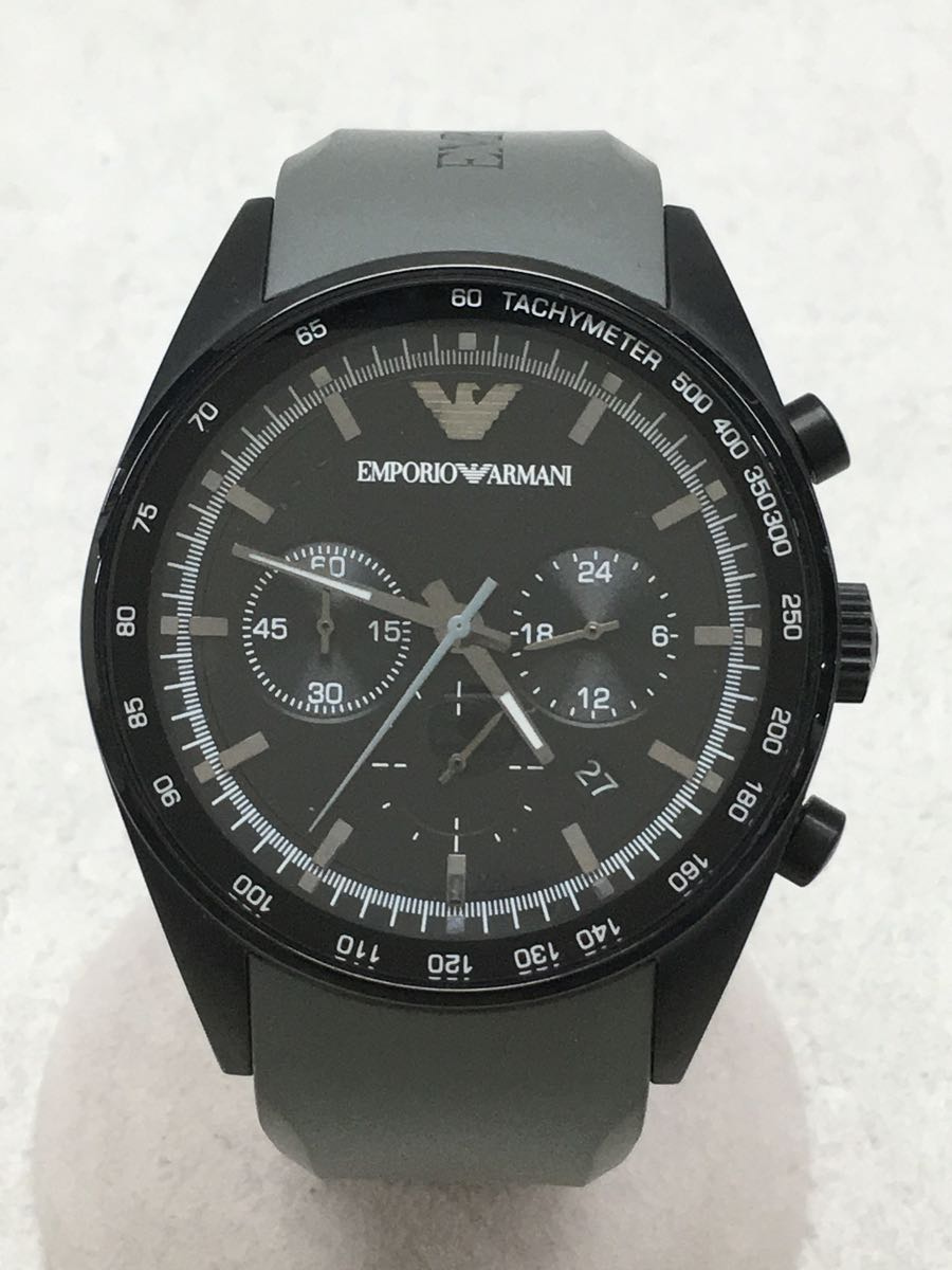 EMPORIO ARMANI◆クォーツ腕時計/アナログ/GRY/ar-5978