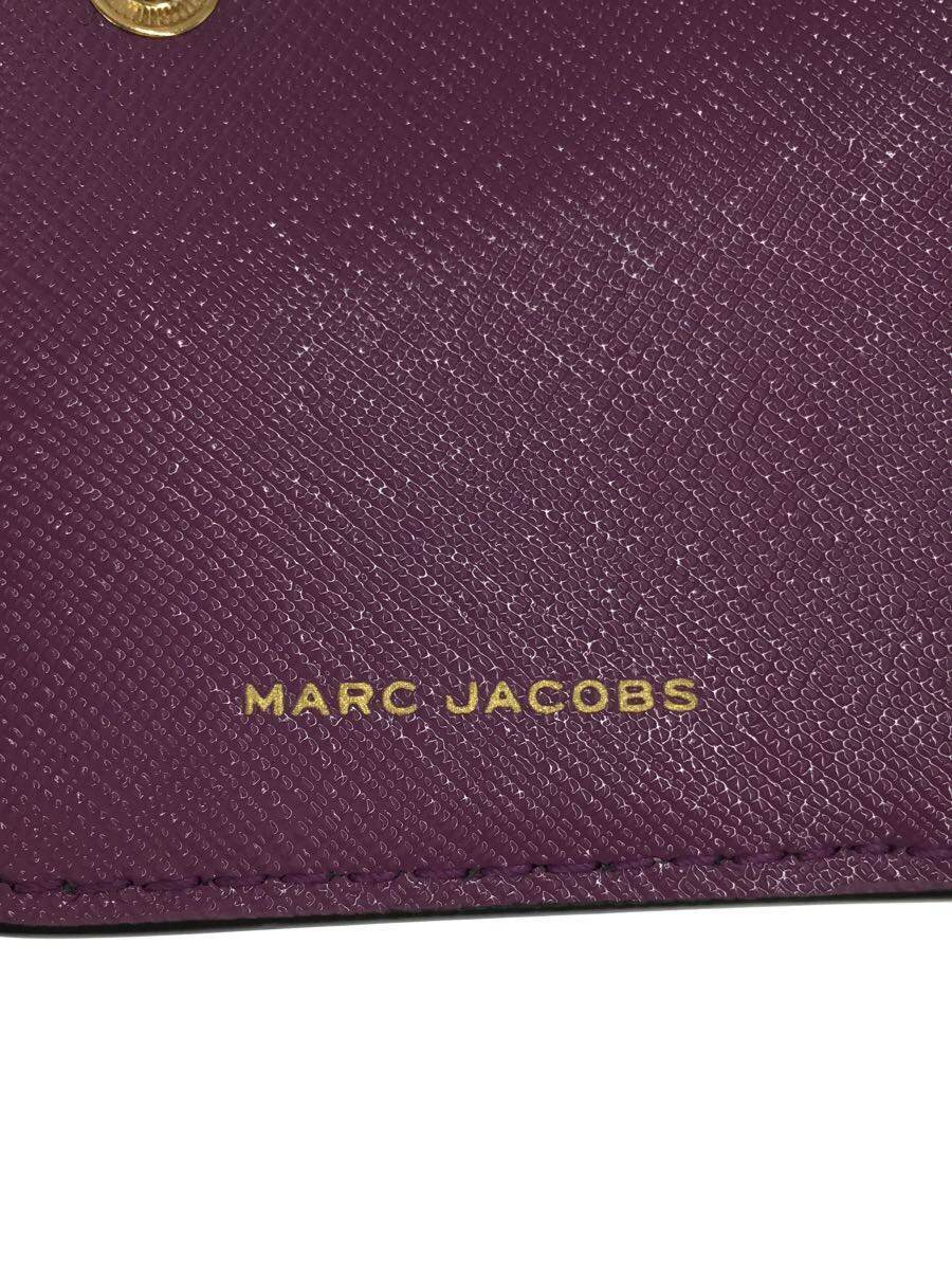 MARC JACOBS◆2つ折り財布/-/PUP/無地/レディース/M0013360_画像3