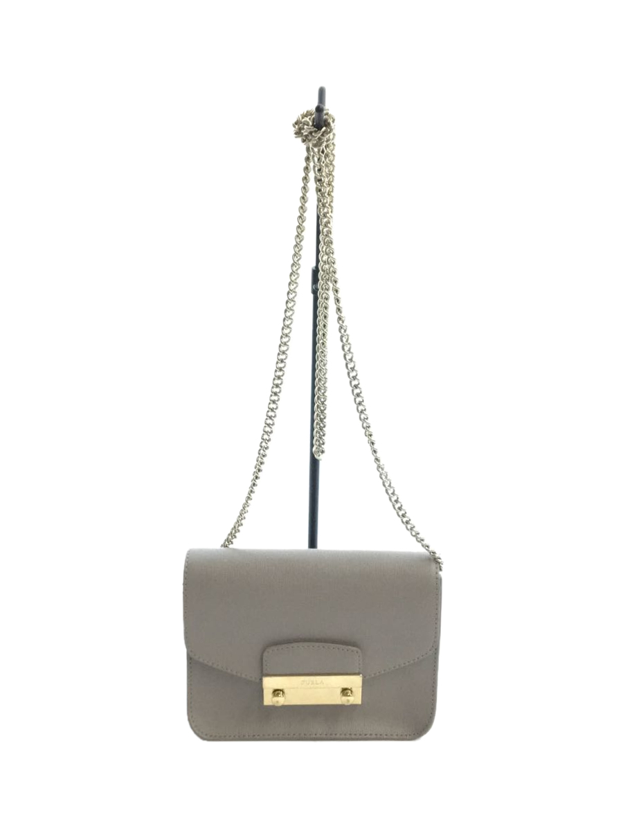 セール 登場から人気沸騰 FURLA◆ミニショルダー/チェーンショルダーバッグ/PVC/GRY その他 セール 登場から人気沸騰 FURLA◆ミニショルダー/チェーンショルダーバッグ/PVC/GRY その他