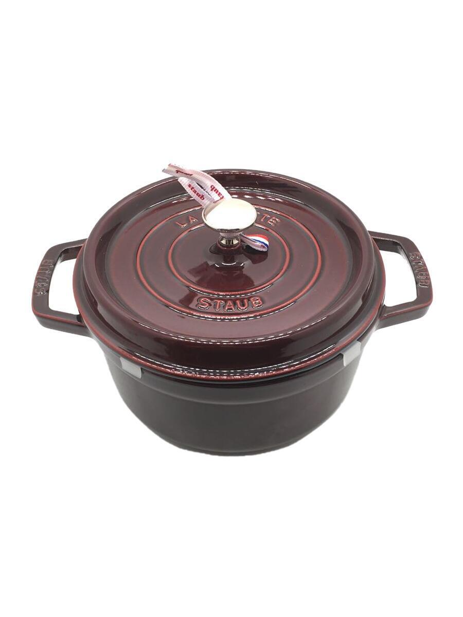 Staub◆鍋/サイズ:22cm/BRW_画像1