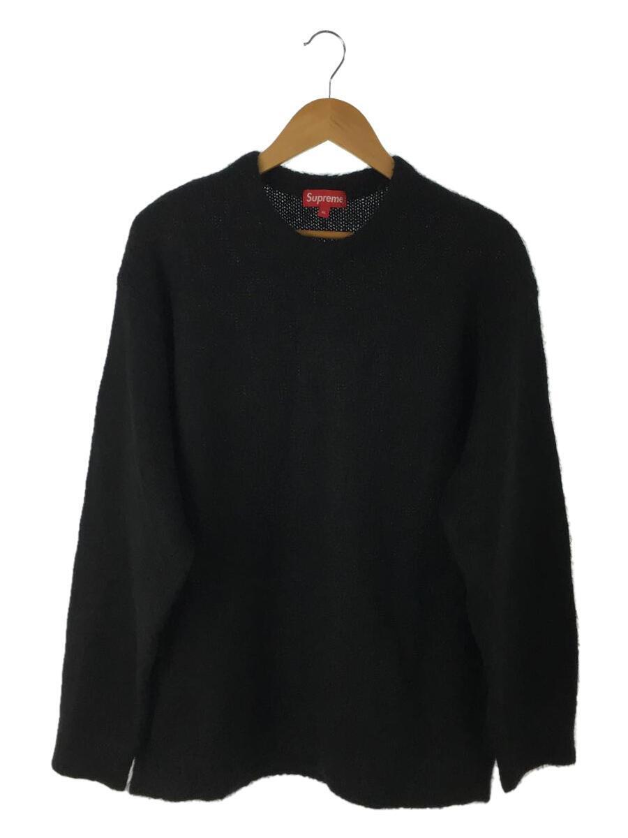 Supreme◆22AW/Mohair Sweater/セーター(厚手)/XL/モヘア/BLK/無地