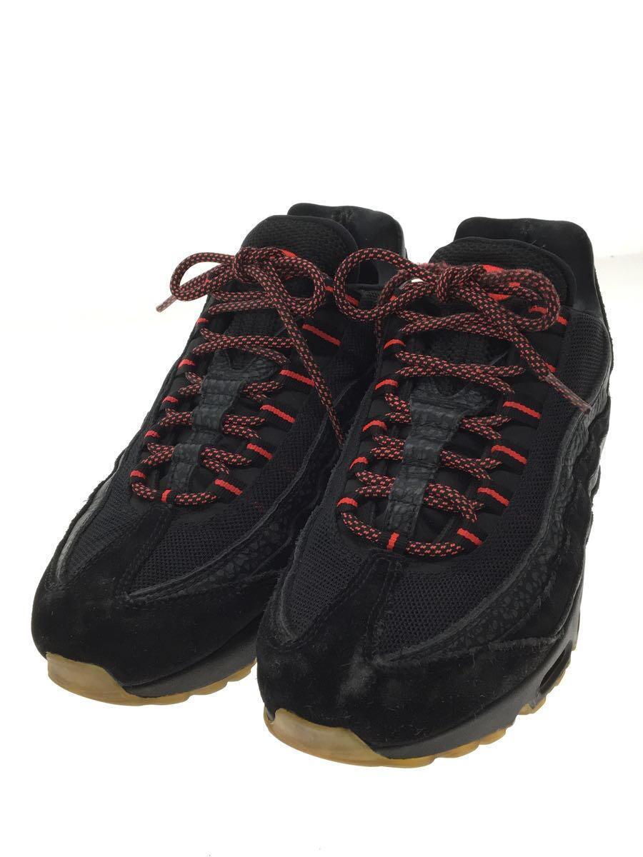 NIKE◆AIR MAX 95/エアマックス 95/AV7014-001/27.5cm/BLK/踵ソール減/使用感有_画像2