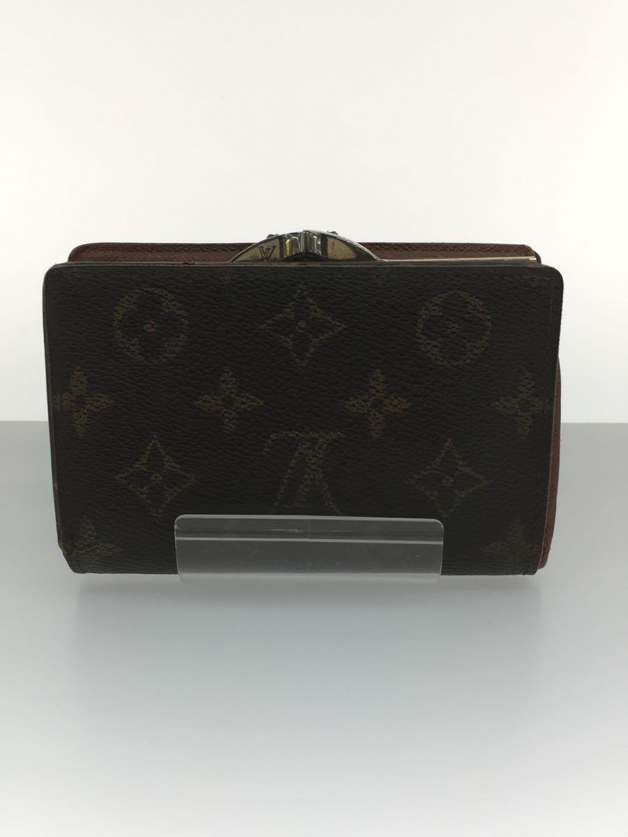 LOUIS VUITTON◆ポルト・モネ・ビエヴィエノワ_モノグラム_BRW/PVC/BRW/メンズ_画像2