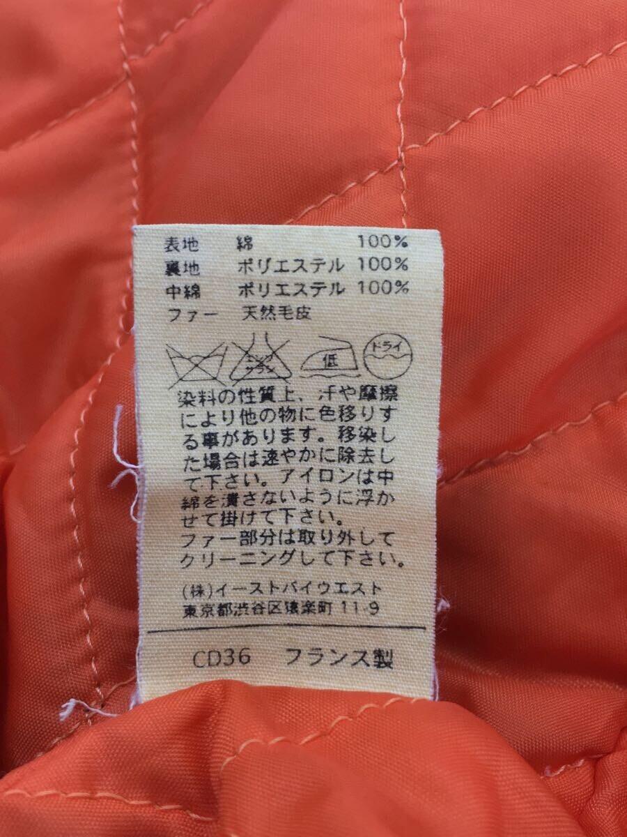 A.P.C.◆変色・ボタン欠品有/ステンカラーコート/S/コットン/BRW_画像4