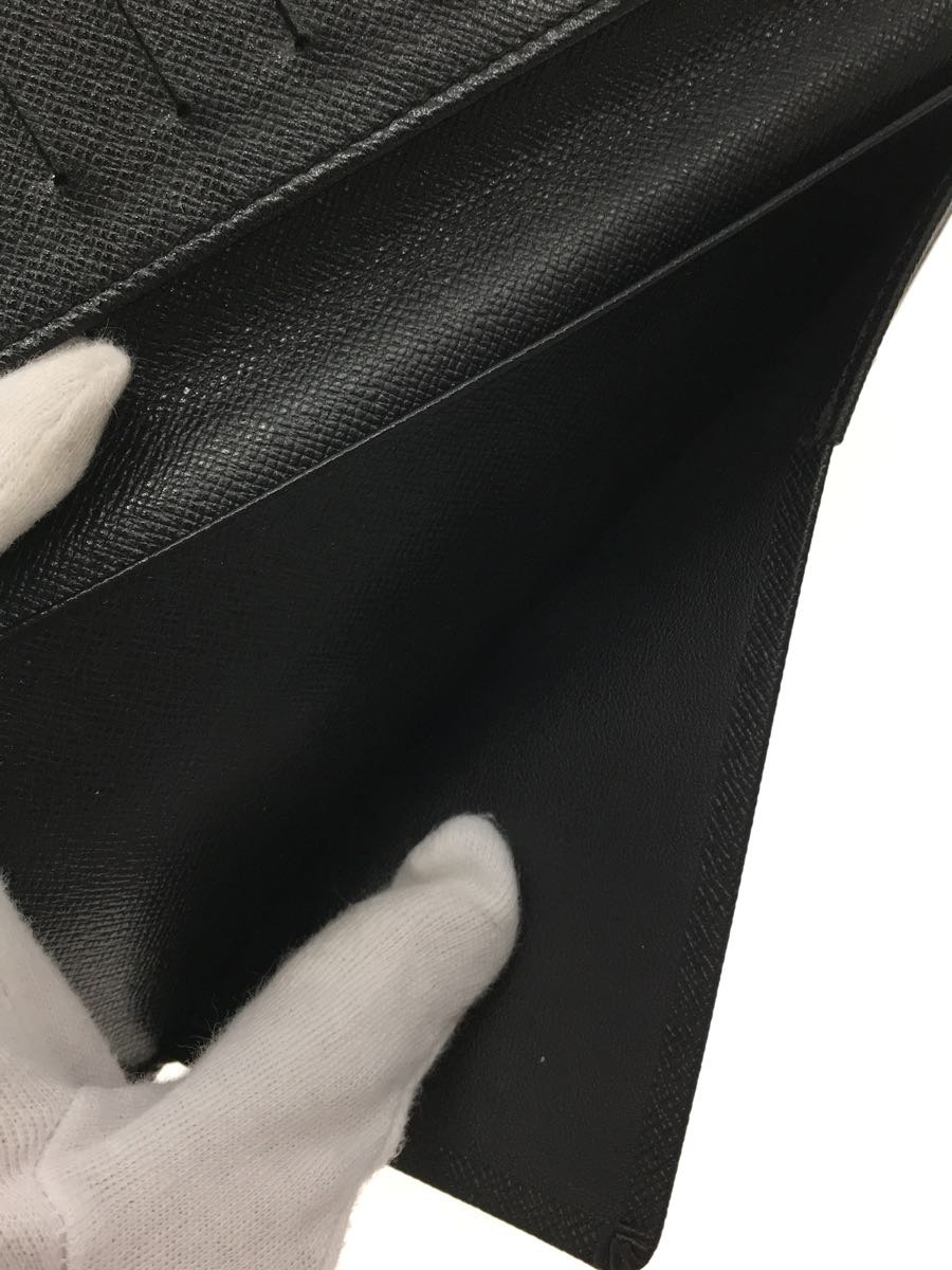 LOUIS VUITTON◆長財布/レザー/BLK/メンズ_画像5