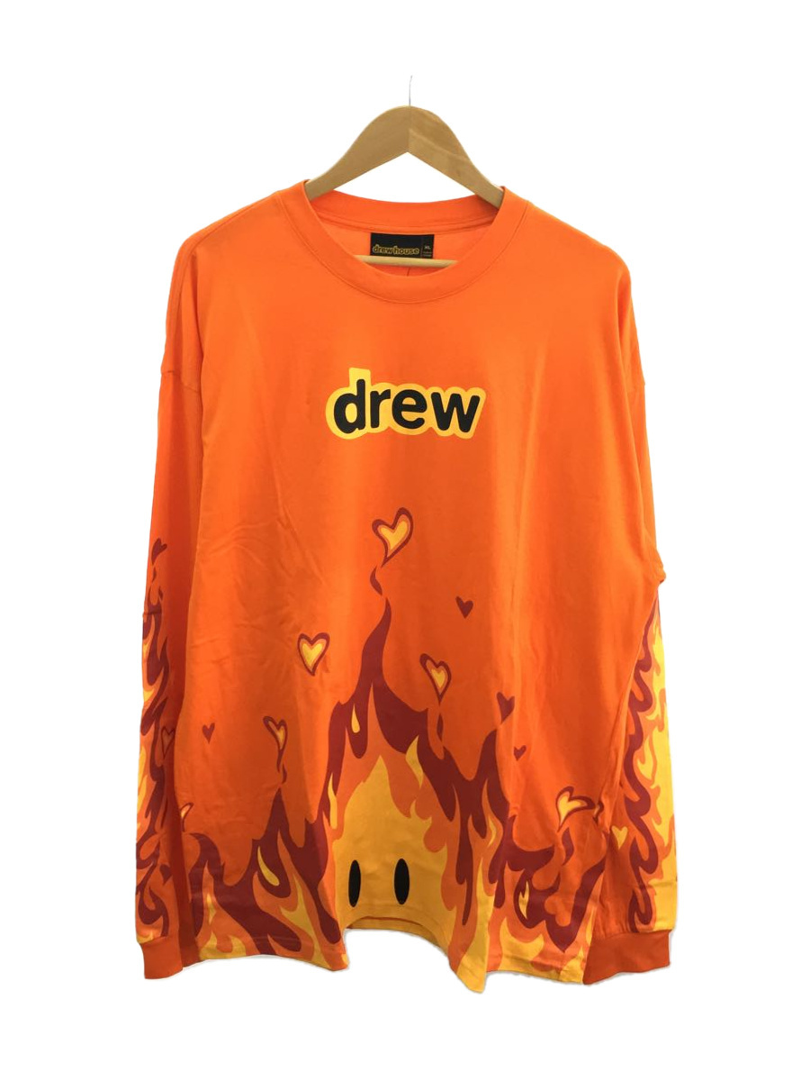 drew house◆Secret Fire/22AW/XL/コットン/ORN