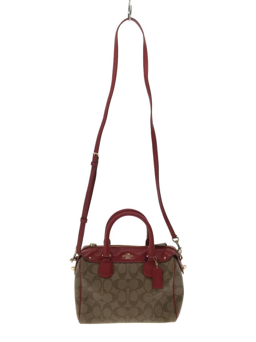 人気の春夏 COACH◇ショルダーバッグ/PVC/BRW/F36702 その他