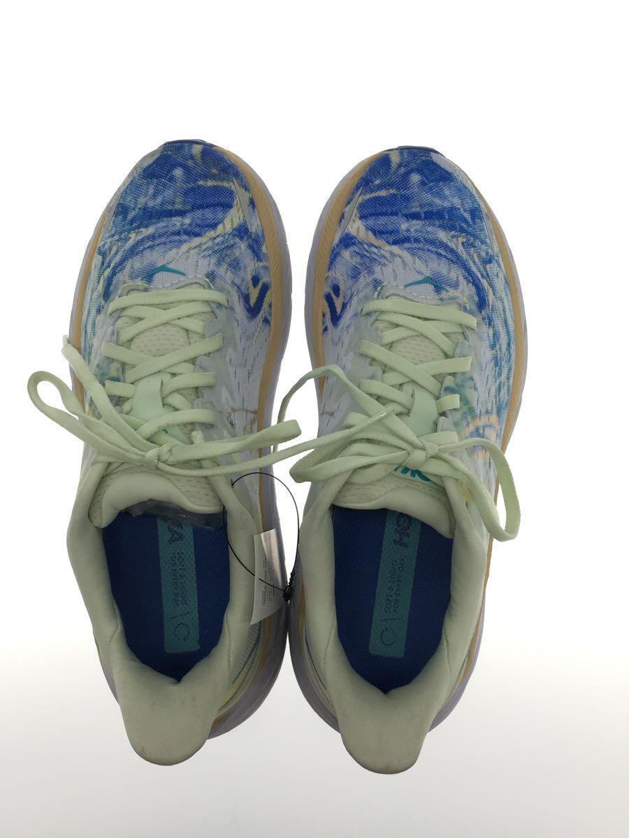 HOKA ONE ONE◆ローカットスニーカー/24cm/BLU/PVC/wclifton8_画像3