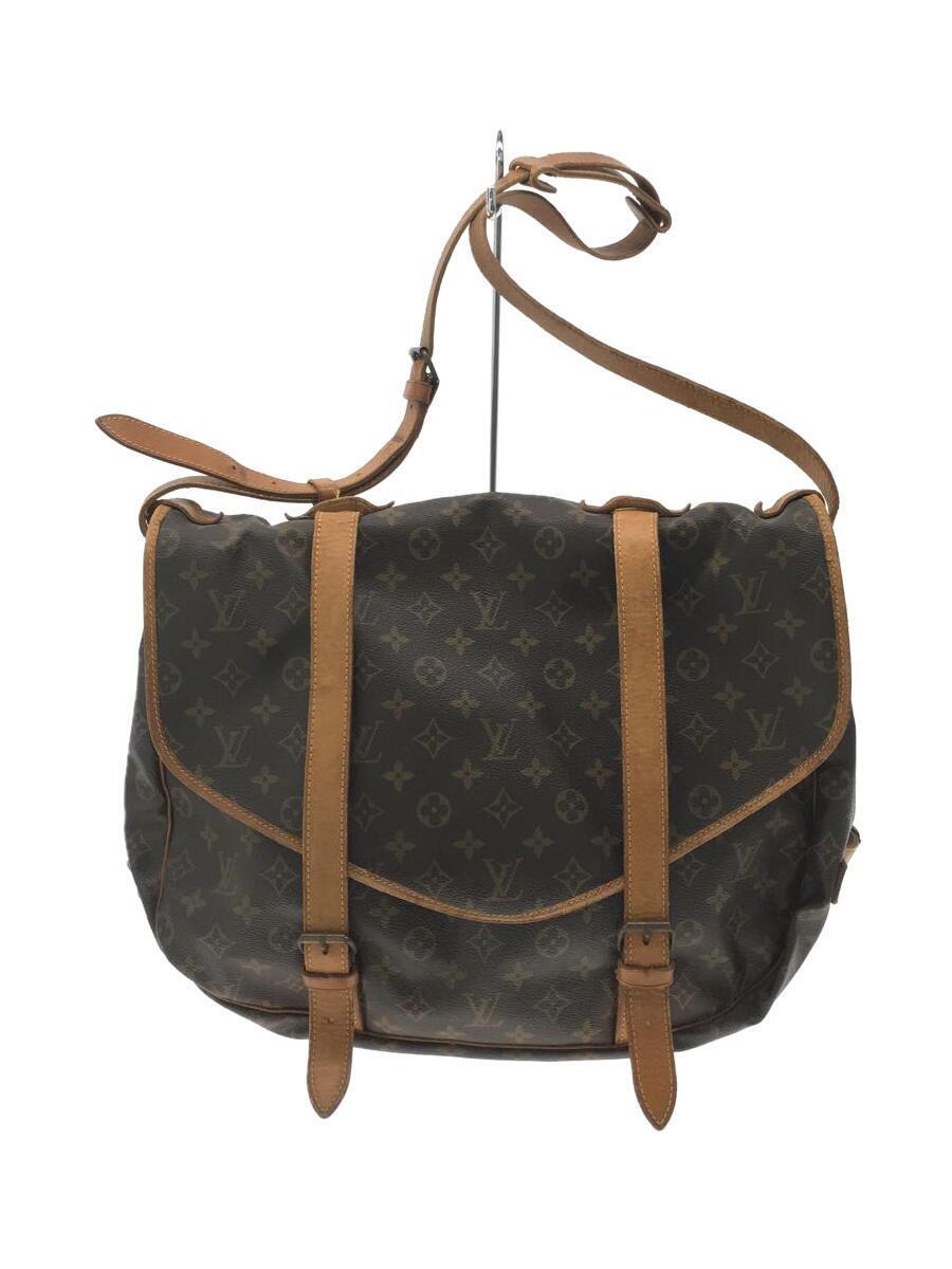 LOUIS VUITTON◆ショルダーバッグ/レザー/BRW/総柄/M42252_画像1