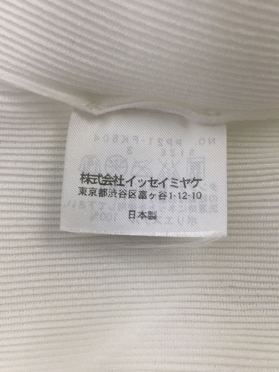 PLEATS PLEASE ISSEY MIYAKE◆カットソー/-/ポリエステル/WHT/pp21-fk504_画像5