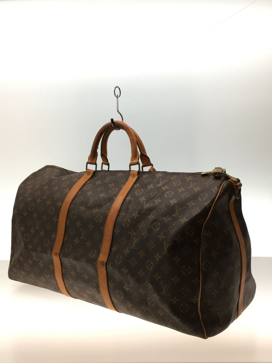 LOUIS VUITTON◆キーポル・バンドリエール60_モノグラム_BRW/PVC/BRW/総柄_画像2