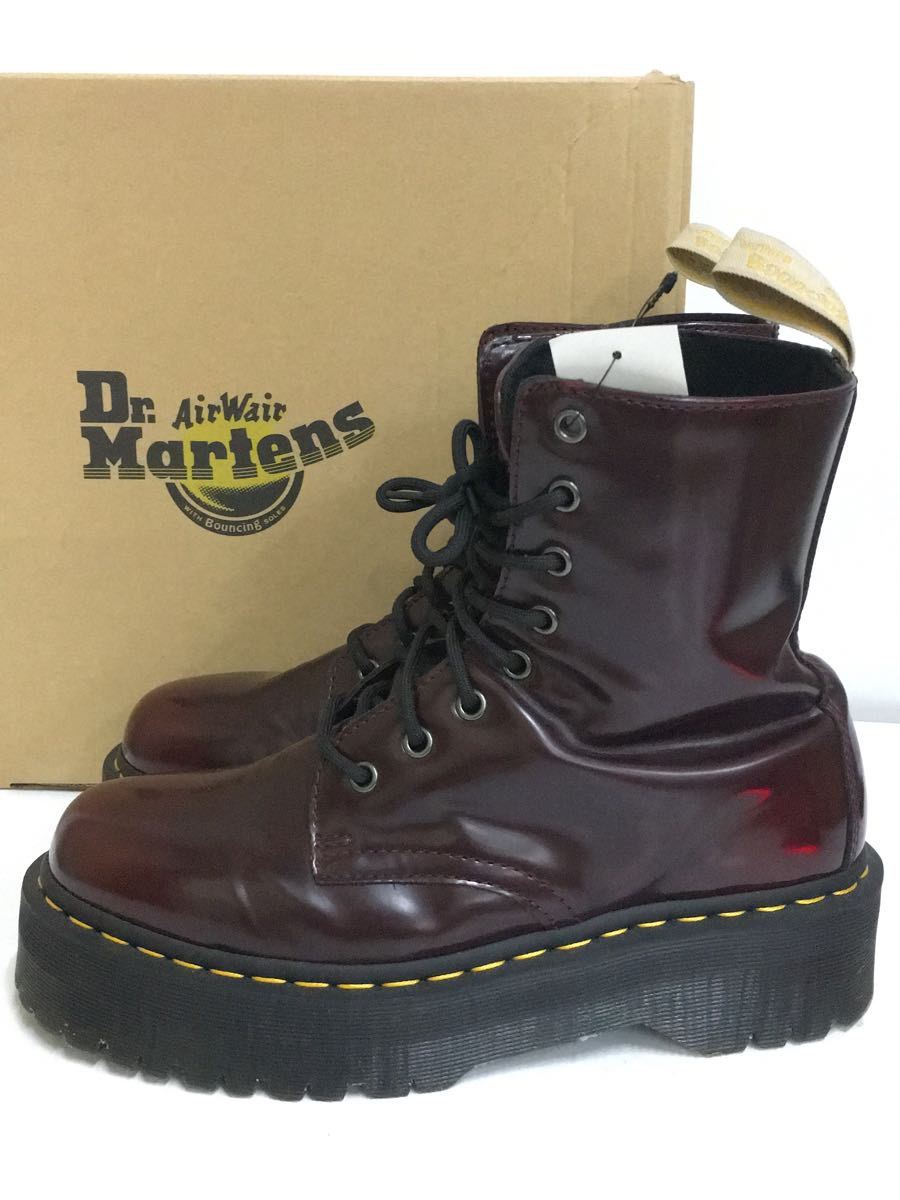 Dr.Martens◆V JADONII8ホールブーツ/レザーCHERRY RED_画像1