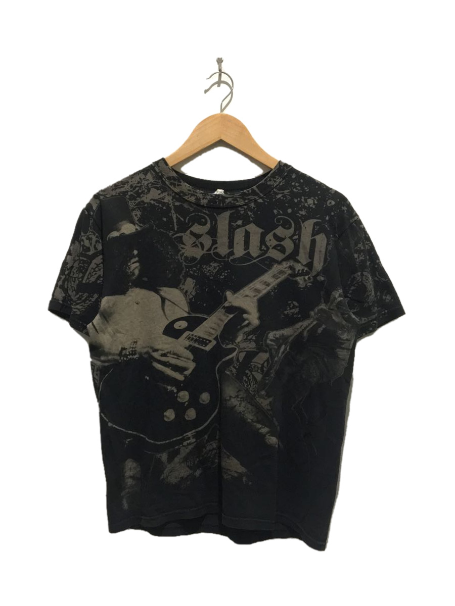 ANVIL◆90s-00s Slash オールオーバー プリントTシャツ/M/BLK_画像1