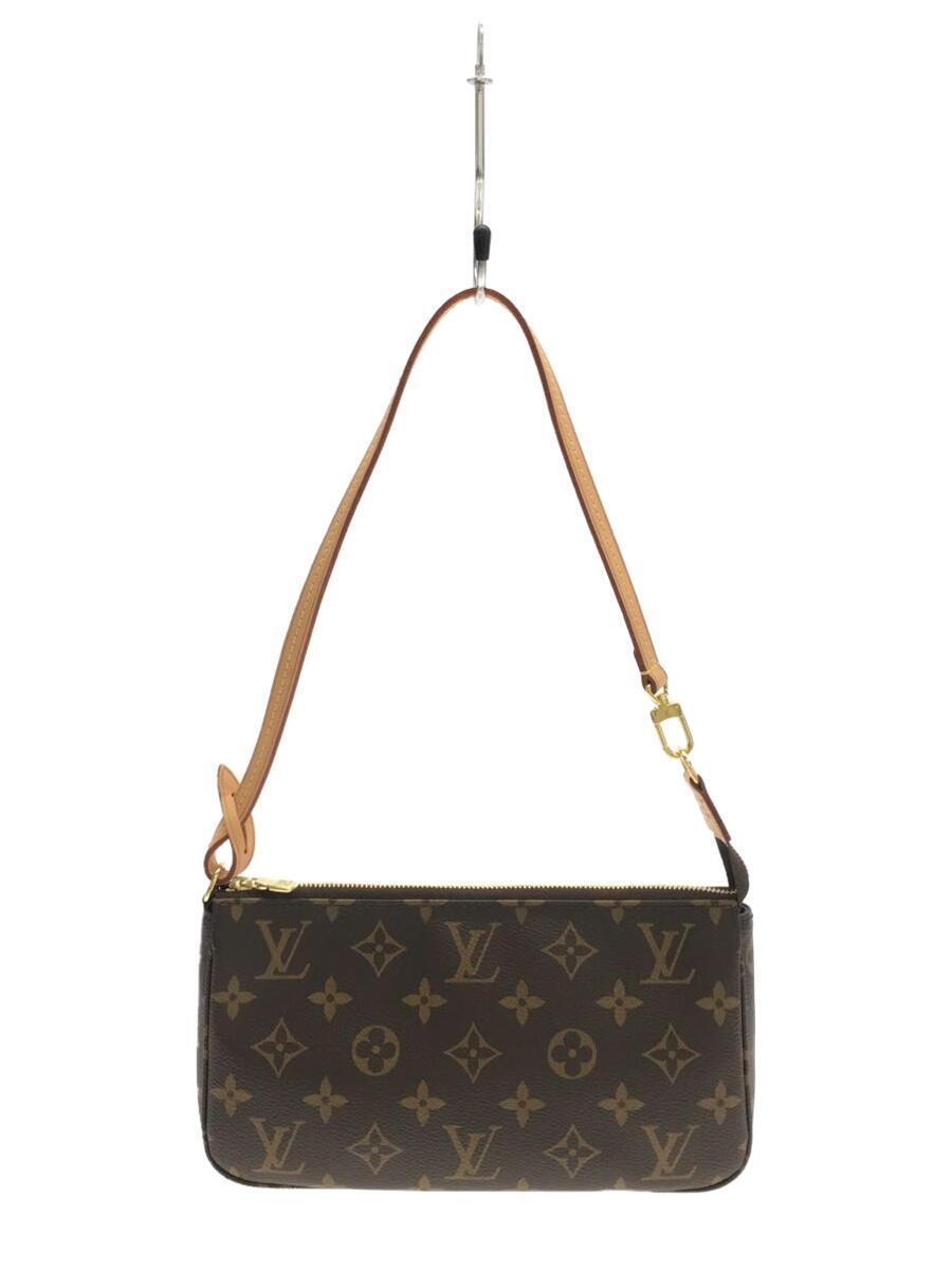 LOUIS VUITTON◆ポシェット・アクセソワール(NEW)_モノグラム_BRW/PVC/BRW/モノグラム