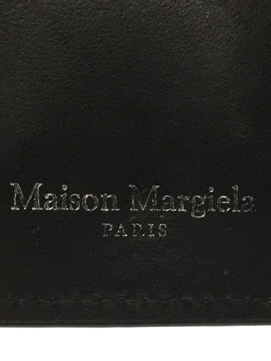 Maison Margiela◆キーケース/レザー/ブラック/メンズ/スレ有/内側ダメージ有_画像3