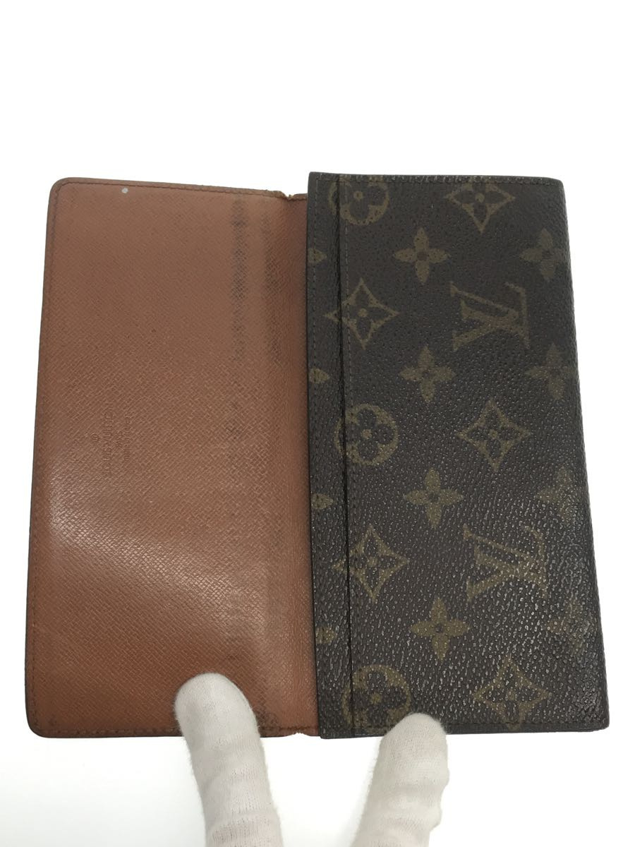 LOUIS VUITTON◆ポルト・円・3カルトクレディ_モノグラム_BRW/PVC/BRW/レディース_画像4