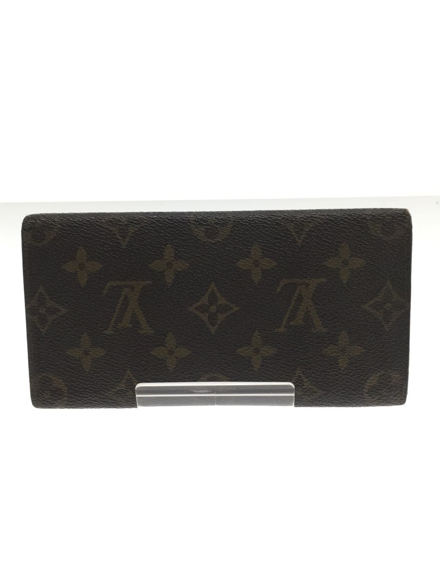 LOUIS VUITTON◆ポルト・円・3カルトクレディ_モノグラム_BRW/PVC/BRW/レディース_画像2