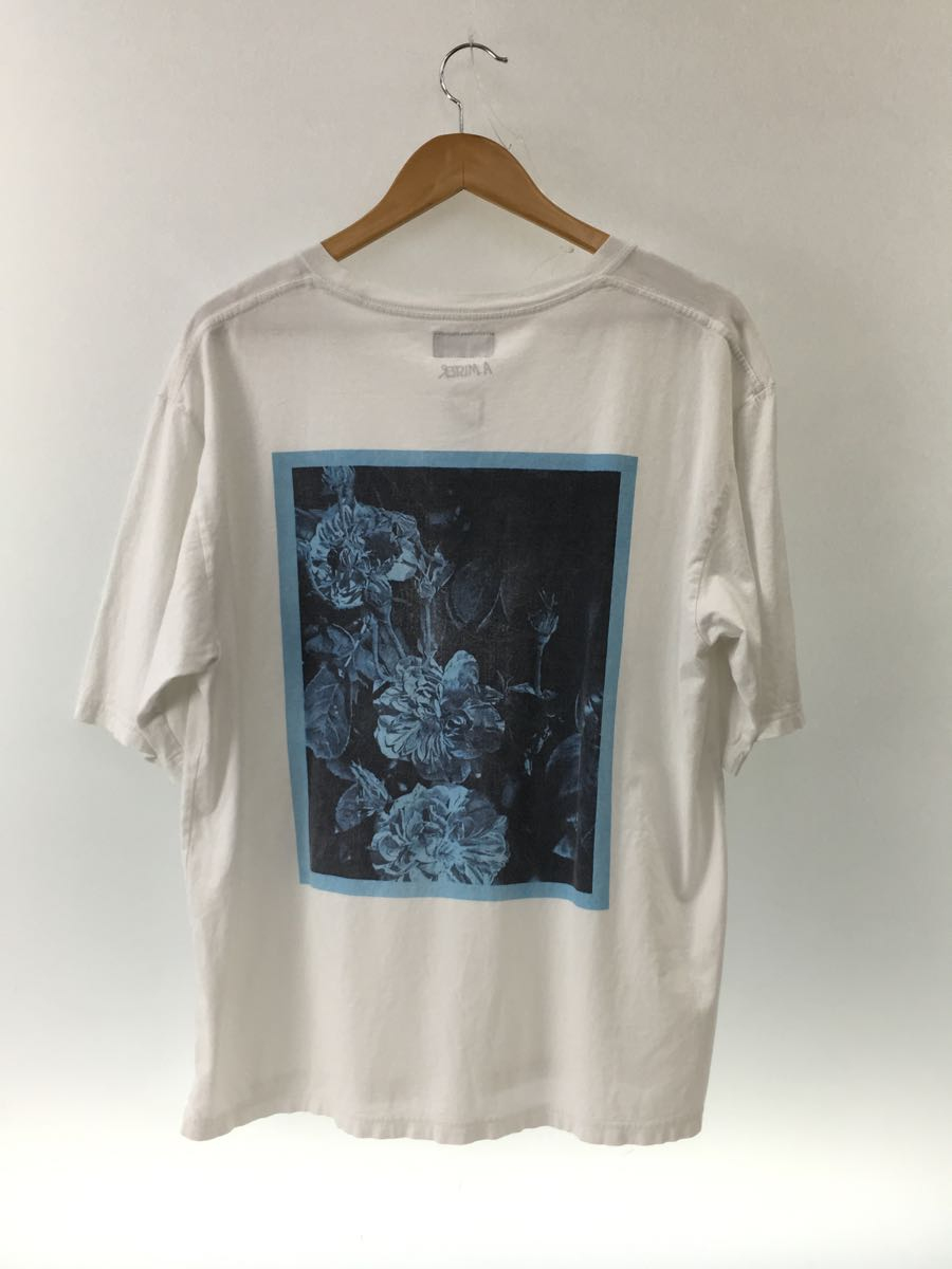 VAINL ARCHIVE◆20ss ANDY MISTER ROSE バックプリントTee/S/コットン/WHT_画像2