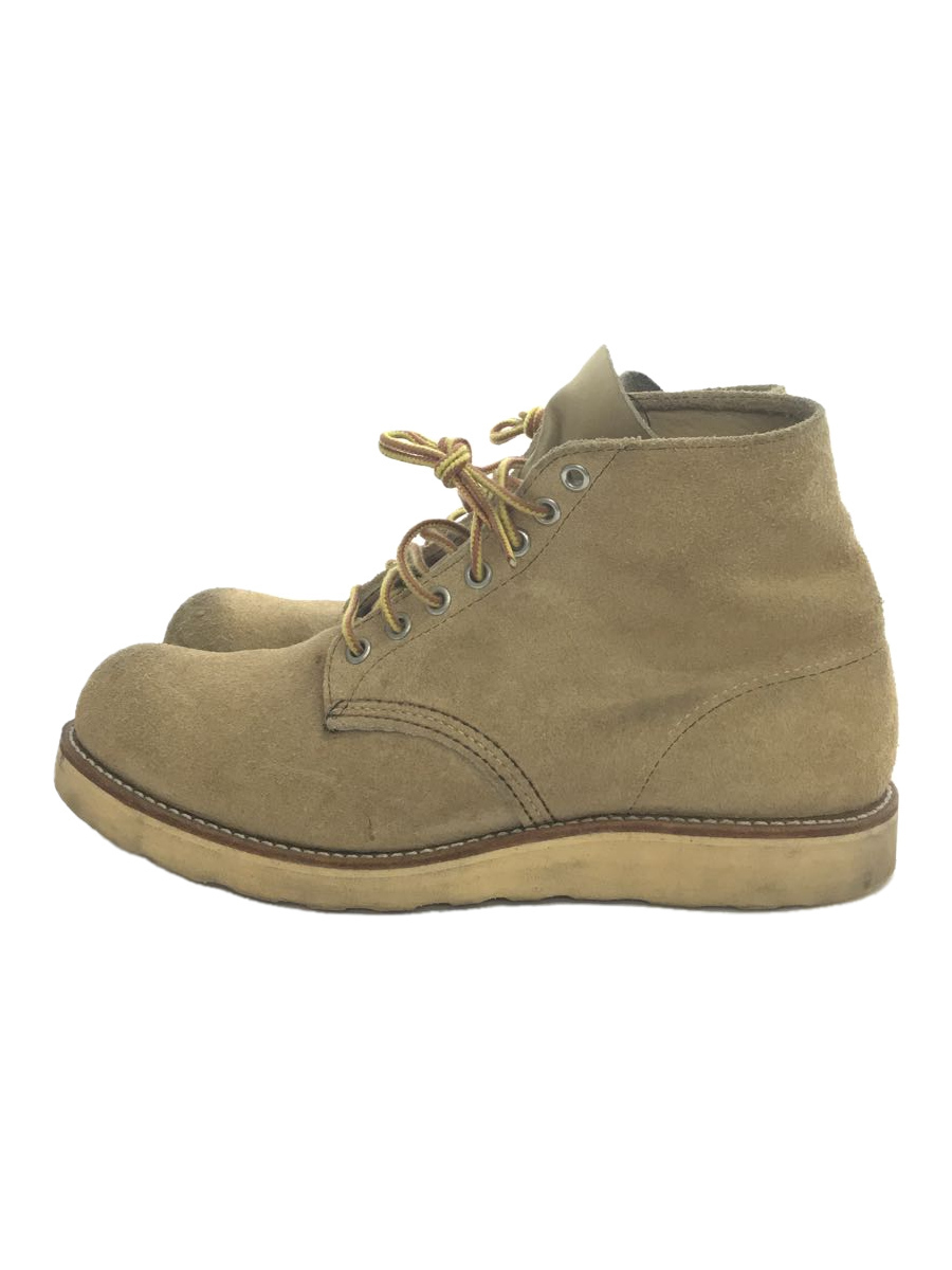 かわいい新作 RED WING◇レースアップブーツ/US8/CML/スウェード 26.0